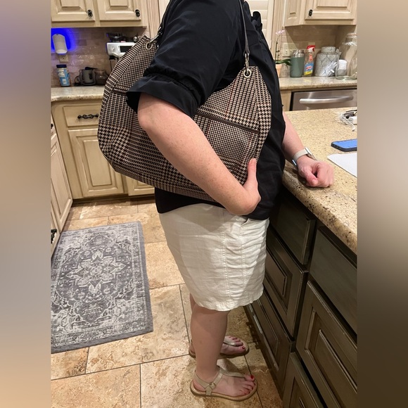 Ralph Lauren Brown and Tan Double Strap Shoulder Bag - Picture 10 of 10